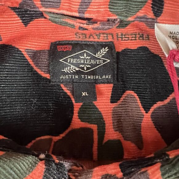 Levi’s X Justin Timberlake Fresh Leaves Collection Camo Size XL NWT - Picture 3 of 8